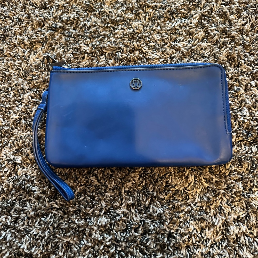 lululemon Blue Wristlet Wallet